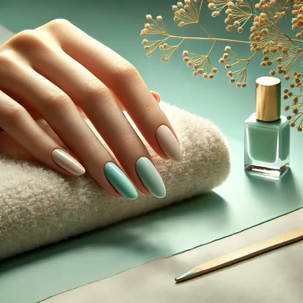 DALL·E 2025-04-23 17.06.20 - A luxurious and classy square image representing a manicure service, designed to match high-end beauty visuals. The image shows a graceful feminine ha